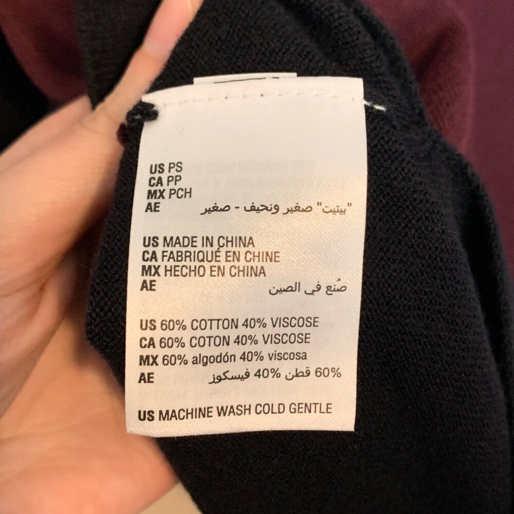 I.N.C. International Concepts Colorblocked Boat-Neck Sweater Size S Petite - Picture 6 of 7